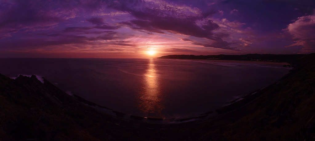 Widescreen Purple Sunset - 4k HiRes Pano - DSC05950+ edit-2 (3840-wide)