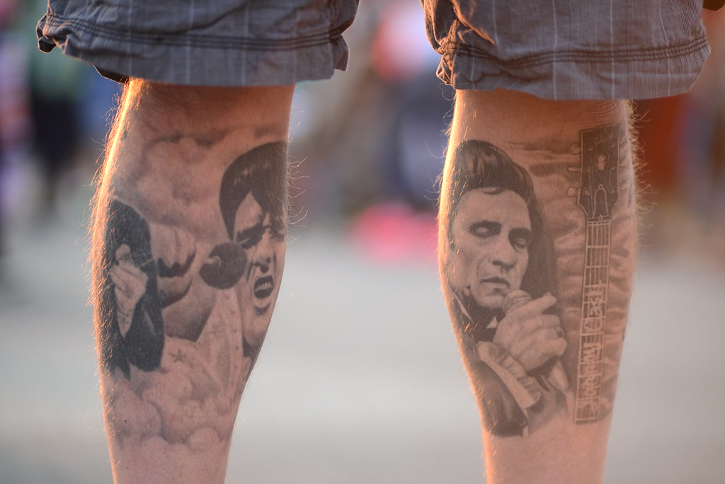 Elvis & Johnny Tattoo | Elvis Presley & Johnny Cash Tattoo I… | Flickr