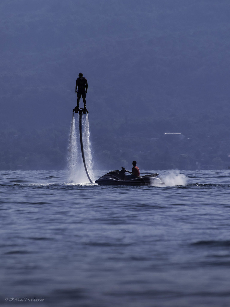 Flyboard (water powered jetpack) used at Lake Atitlan. | Flickr
