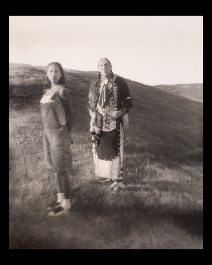 Two Generations Tiffany Prater - Arapaho, Bob Red Elk - Lakota, Nakota, Dakota, Assiniboin, Sioux