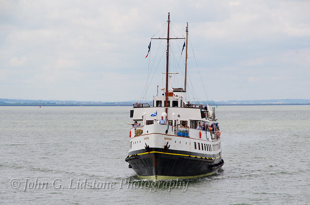 MV Balmoral launch anniversary cruise circumnavigating Isle of Sheppey 27 June 2016, 67 years after her launch in 1949