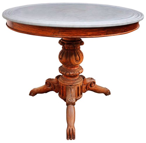 Marble-Topped Table | by Leo Cloma