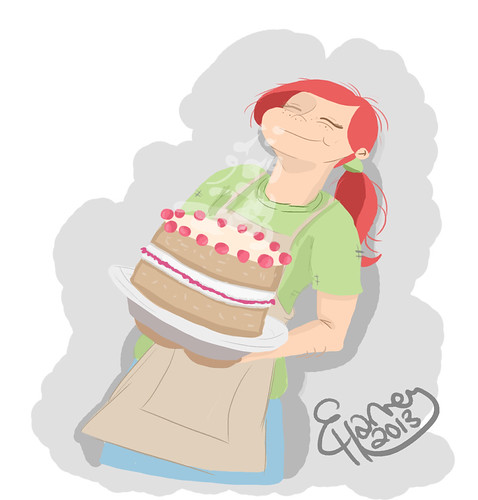 Cooking... | by Emily Harvey Illustration