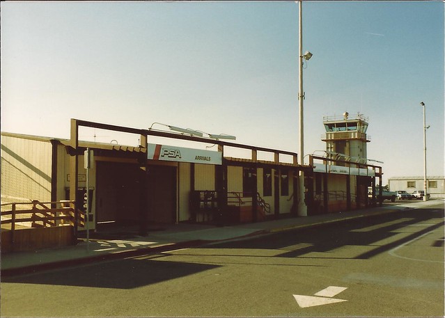 PSA terminal at Concord Airport (CCR), California, 1986