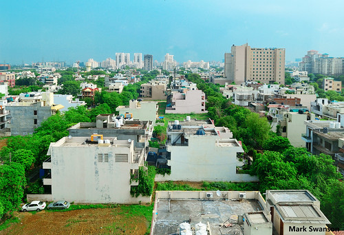 city travel sky india color landscape nikon delhi jet oriental gurgaon d5100
