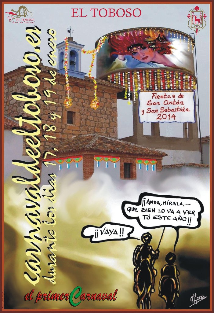 EL TOBOSO - Fiesta de San Sebastián y Carnaval 18-1-2014