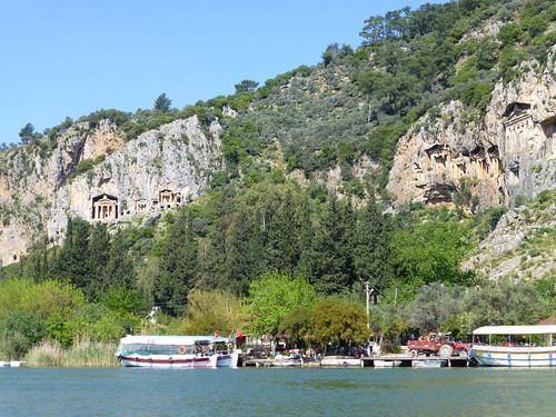 turkey river turkiye tombs dalyan turchia turkei muğlaprovince