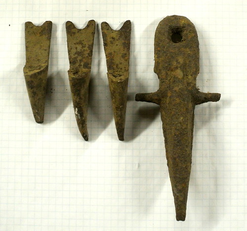 Metal detector finds | reciprocating scythe teeth | BobMacInnes | Flickr