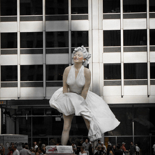 Chicago The Marilyn Monroe Statue. | Chicago The Marilyn Mon… | Flickr