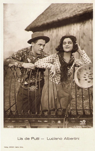 Luciano Albertini and Lya de Putti in Die Schlucht des Todes (1923)