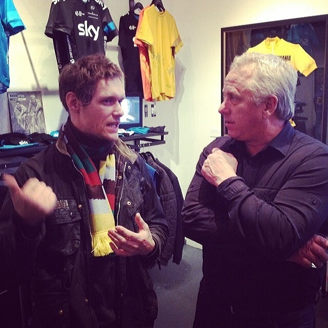 Talking bikes, framebuilding, materials and mojo with the one and only Greg LeMond. Such a great guy, what an absolute honor. Thanks to the NYC Rapha Cycle Club and the crew for the opportunity! If you get a chance swing by and check out the amazing colle