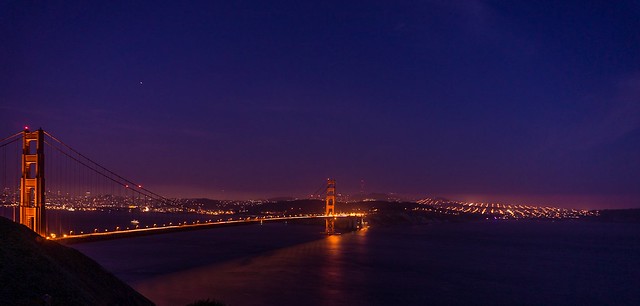 Blue & Purple Hour @ Golden Gate Bridge