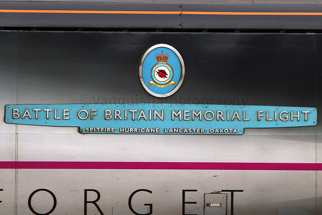 91110 Battle of Britain Memorial Flight Nameplate