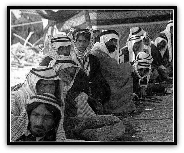 Bedouin camp in TransJordan/Palestine - circa 1935