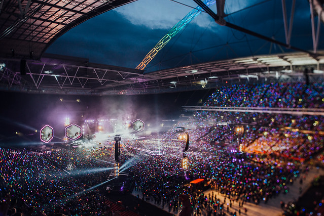 Coldplay live in Wembley 2016