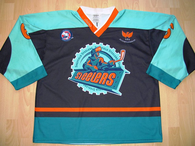 Sheffield Steelers 2002 - 2003 Game Issued Jersey