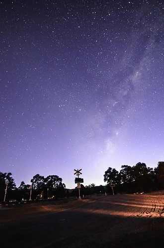 nightphotography night rural stars landscape nikon crossing nightscape country rail railway australia tokina galaxy astrophotography astronomy nightsky dslr 11mm starry westernaustralia 1116mm d5100 landscapeastrophotography