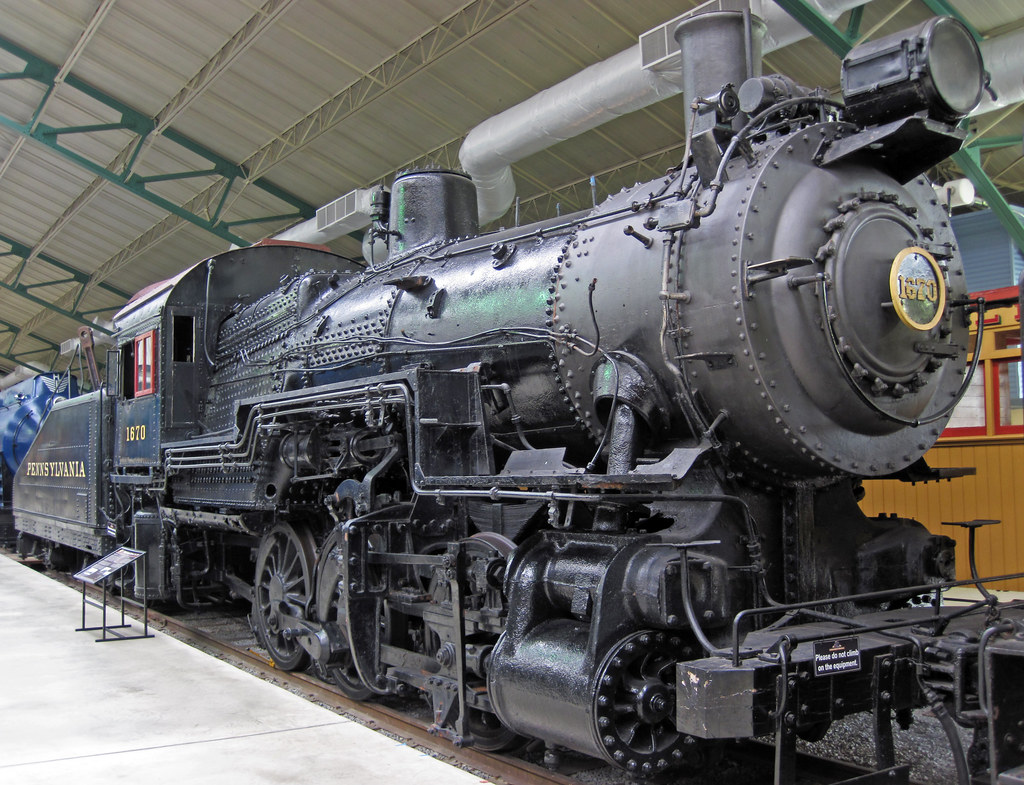 Pennsylvania Railroad # 1670 steam locomotive (0-6-0) 2