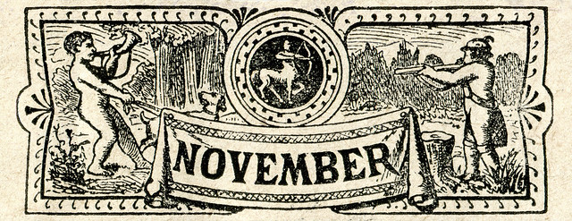 Monatsbilder des Haus uind Familienkalender, 1921, November