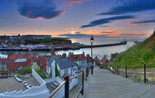 sunset panorama photoshop nikon harbour northsea whitby 12 filters stmaryschurch hitech northyorkshire gnd photomatix riveresk 199steps pd1001 pauldowning d7200 pauldowningphotography