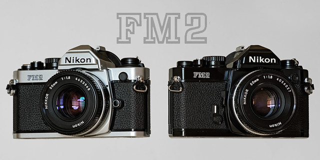Nikon FM2n Chorme and Black with 50mm f/1.8 ais