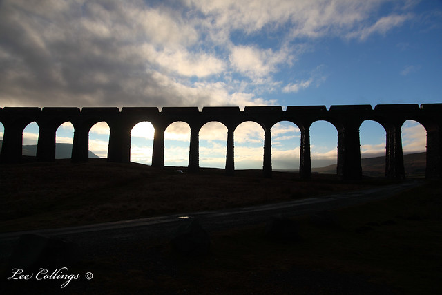 Ribblehead Viaduct at Sunset