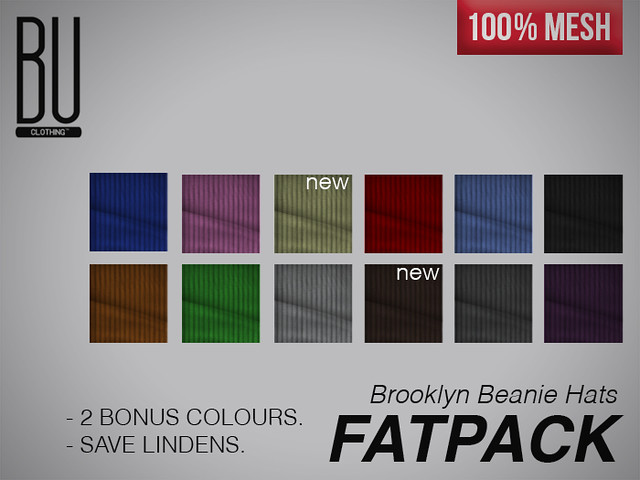 [BU] Brooklyn Beanie Hats FATPACK
