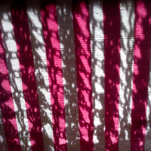 pink stripe weave