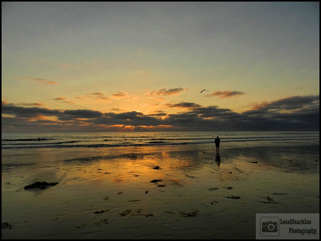 Sunset on Pacific Beach