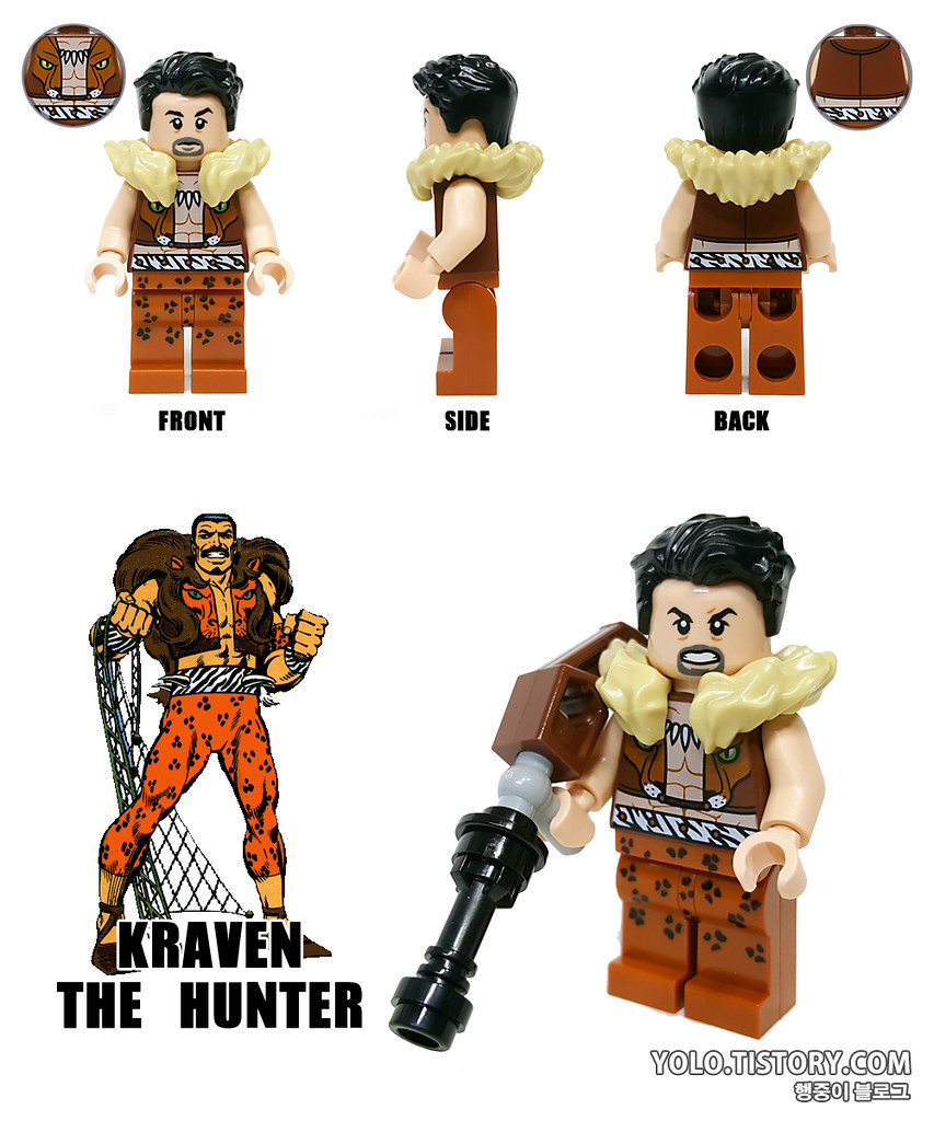Lego Kraven The Hunter 76057 Super Heroes Minifigure