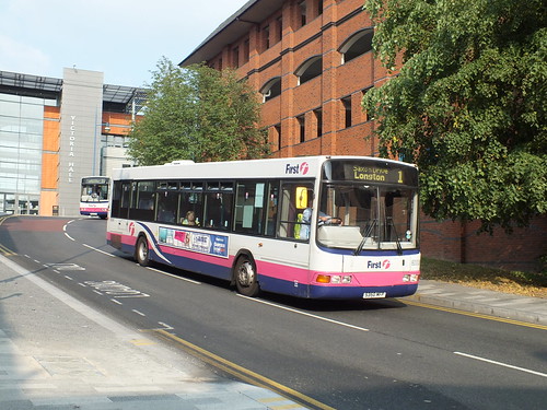 First PMT 60006 - S350MFP - Hanley - Scania L94UB - Wrightbus Axcess-floline | by olympiandvv238