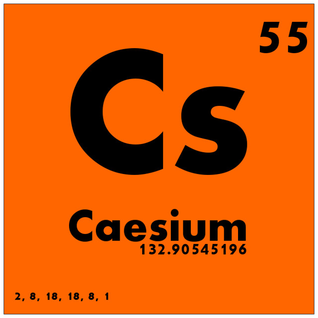 055 Caesium - Periodic Table of Elements