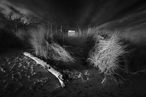 2016 covehithe suffolk sunrise winter landscape landscapephotography blackandwhite monochrome moodysky sand sky grass northsea eastanglia canon6d benacrebroad birdhide