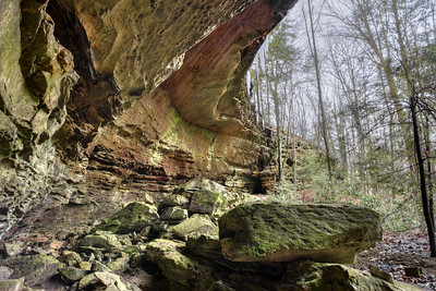Rock shelter, Pogue Creek SNA, Pickett County, Tennessee 1