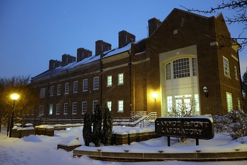 UD's Lamont Dupont Lab in Snow Storm