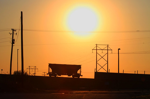 sunset sun train commerce backdrop freight