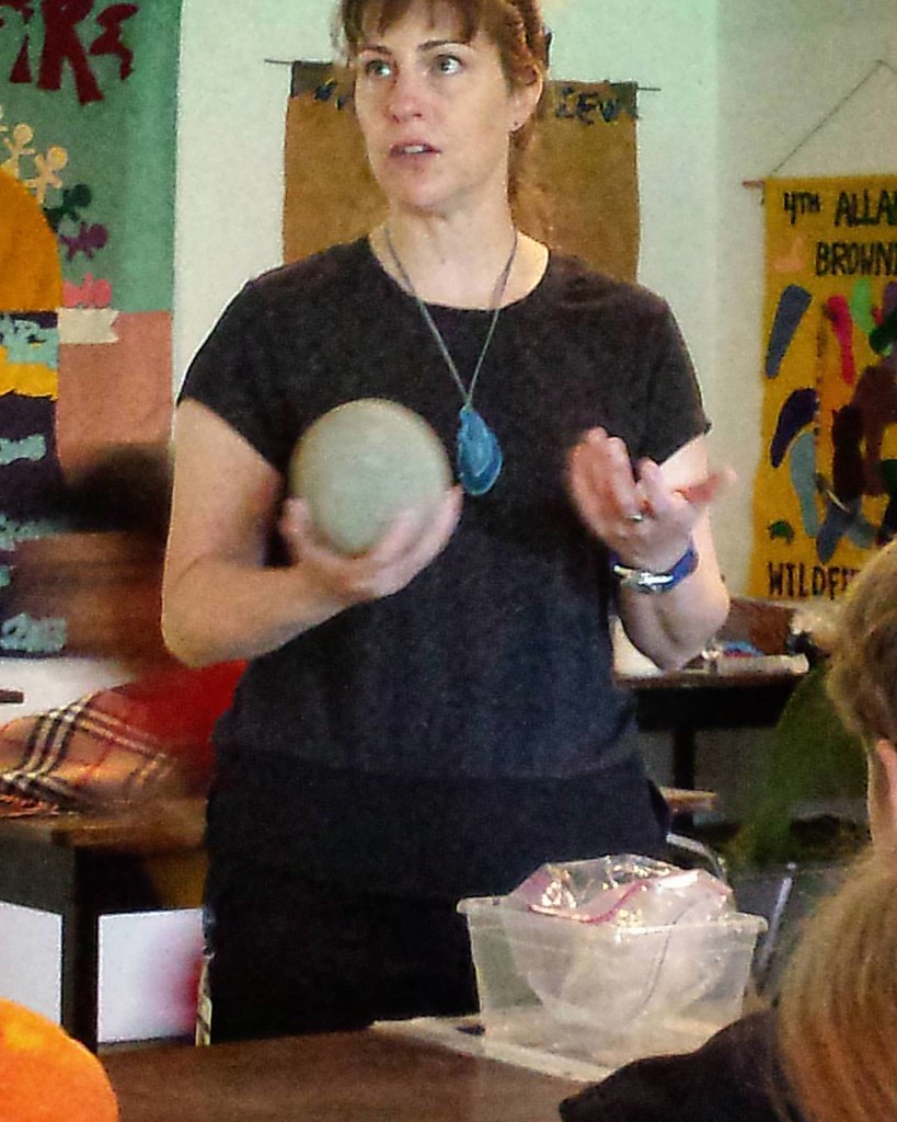 A Thunder Egg! #teaching #MLCP #rocks #minerals #learning @wildfire_lodge