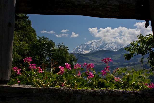 Mont Blanc vue du villaret