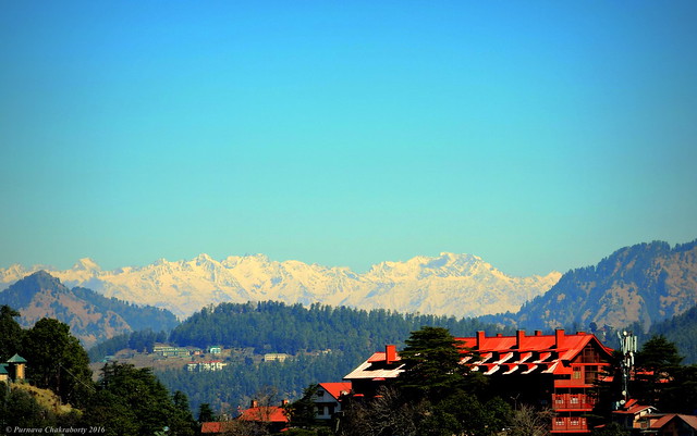 Heavenly Himachal : View from the Mall Shimla !