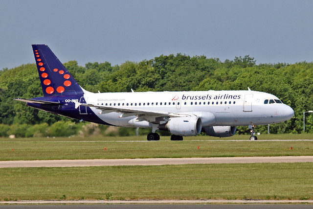 OO-SSG Airbus A.319-112 Brussels Airlines MAN 03-06-16