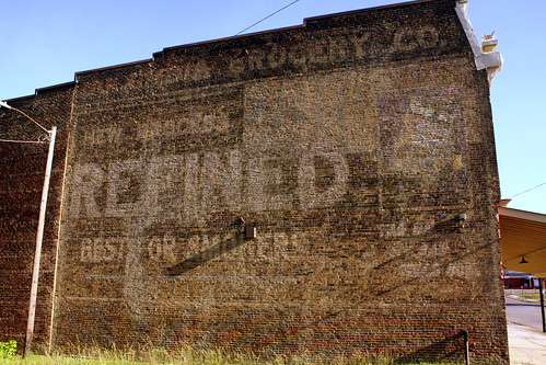 Faded Tobacco wall ad - Columbia, TN