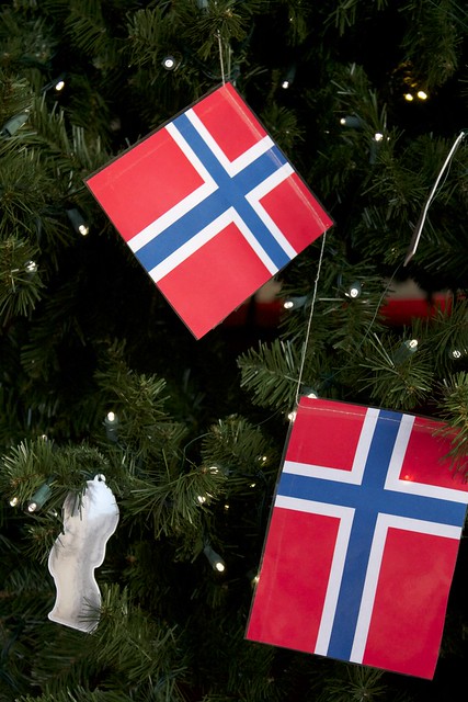 Norwegian Flag Ornaments