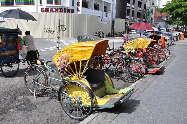 Unmistakably Penang- the beca trishaw pedicab
