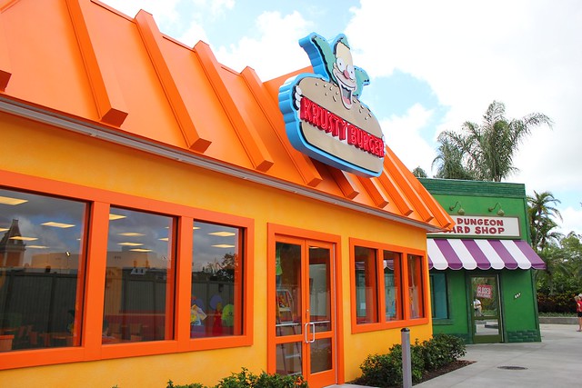The Simpsons Springfield Fast Food Boulevard at Universal Orlando