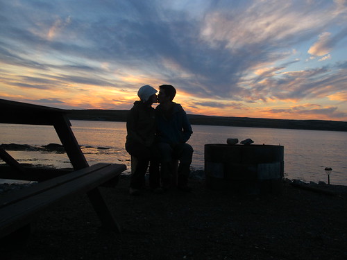 Sunset Kiss by Canadian Veggie, travel sunset vacation me newfoundland emily westernnewfoundland burntcape