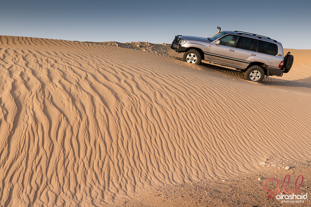 Kuwait - Over Sand dunes