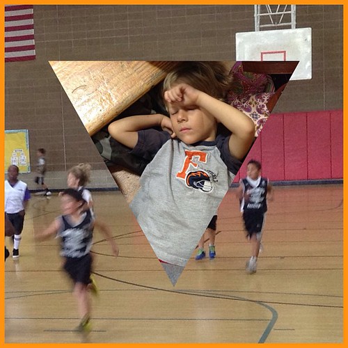 Babycakes found basketball to be oh, so exciting. #kidsofinstagram #basketball #mobsociety | by Saras_A_Momx5