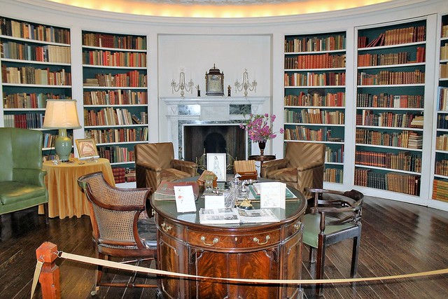 Ladew Manor House ~ Oval Library - HWW!