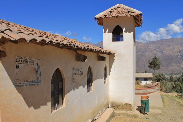 Village church on the climb to Quebrada Akilpo