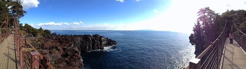 ocean bridge sea panorama apple suspensionbridge shizuoka 海 izu iphone 静岡 伊豆 吊り橋 パノラマ prohdr